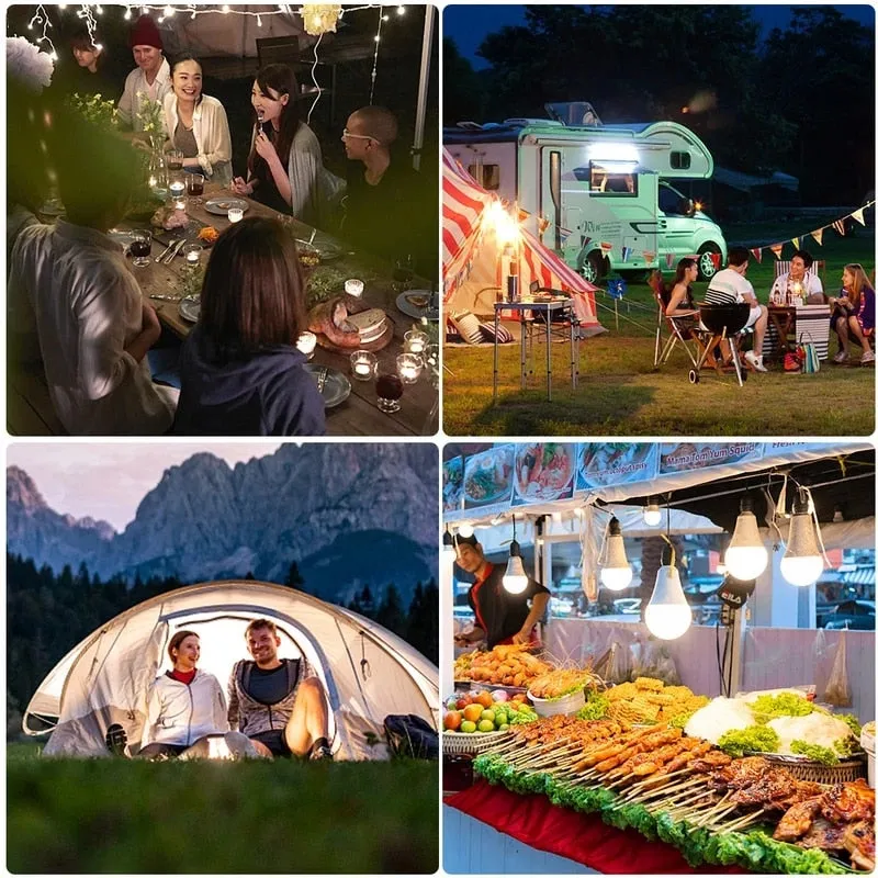 180W Portable Tent Lamp Battery Lantern