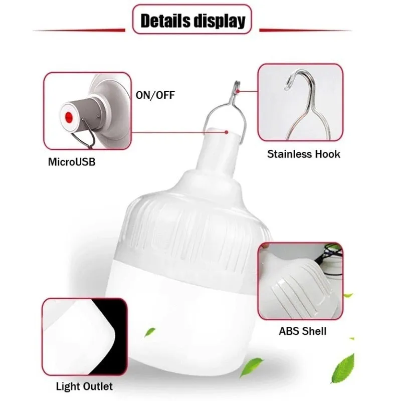 180W Portable Tent Lamp Battery Lantern