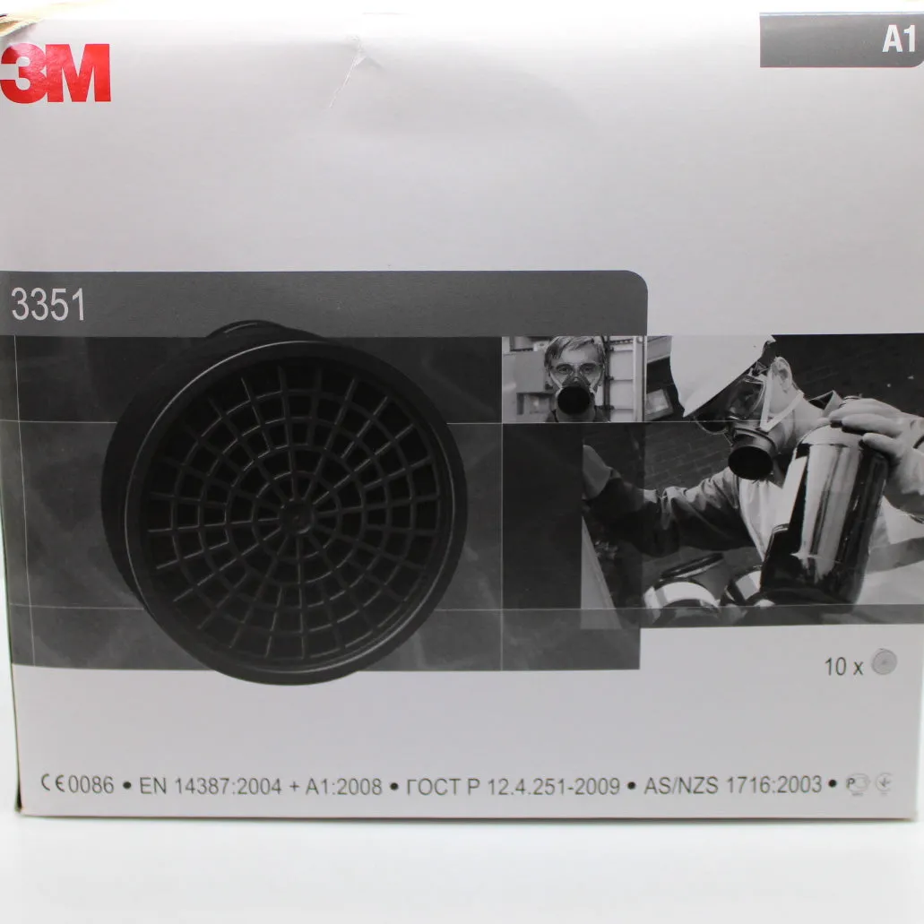 3M 3351 Half Mask Respirator Gas and Vapor Cartridge