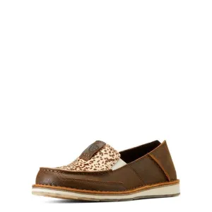 Ariat Womens Cruiser - Vintage Bomber - Cheetah Hair On