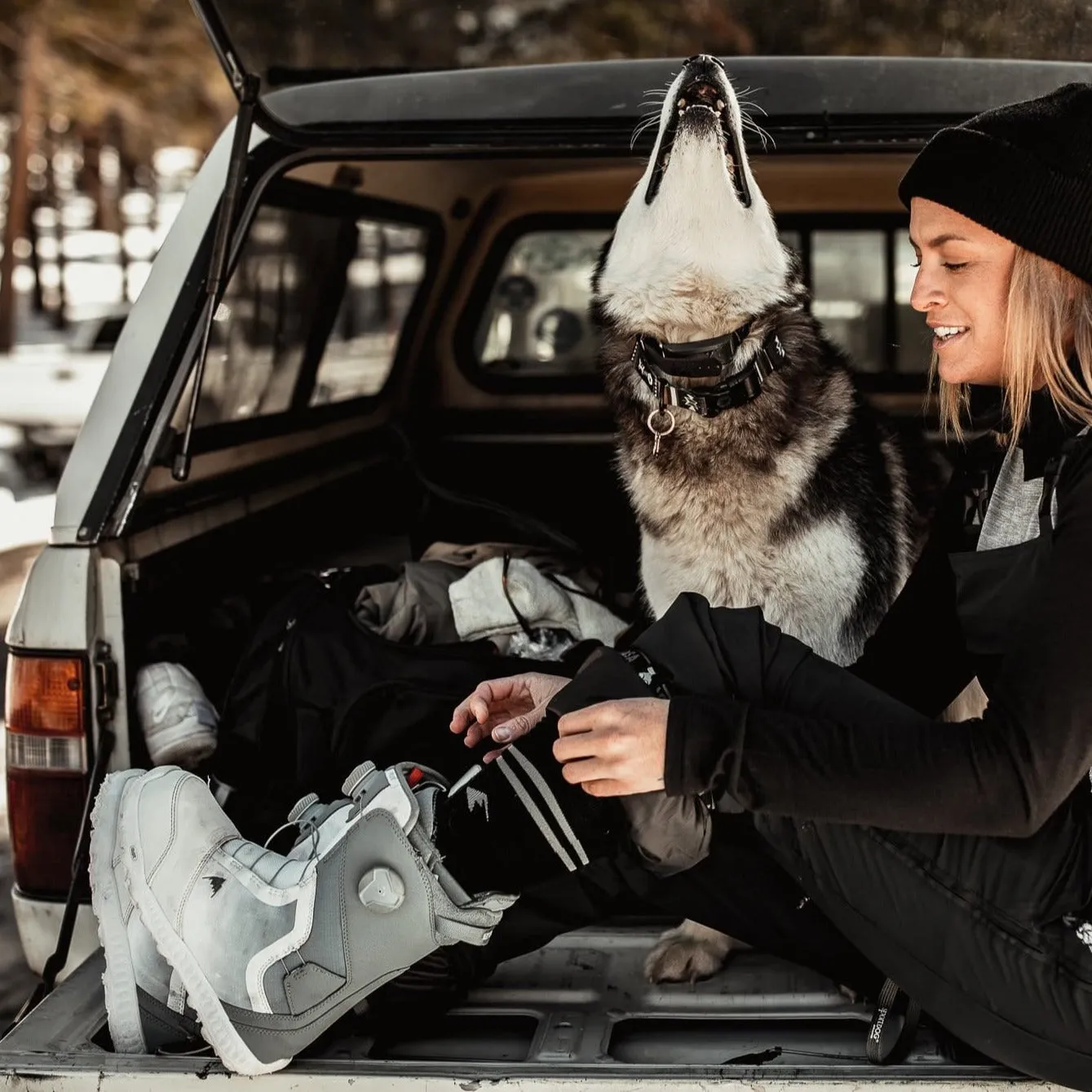 Banked Midweight Merino Ski Socks