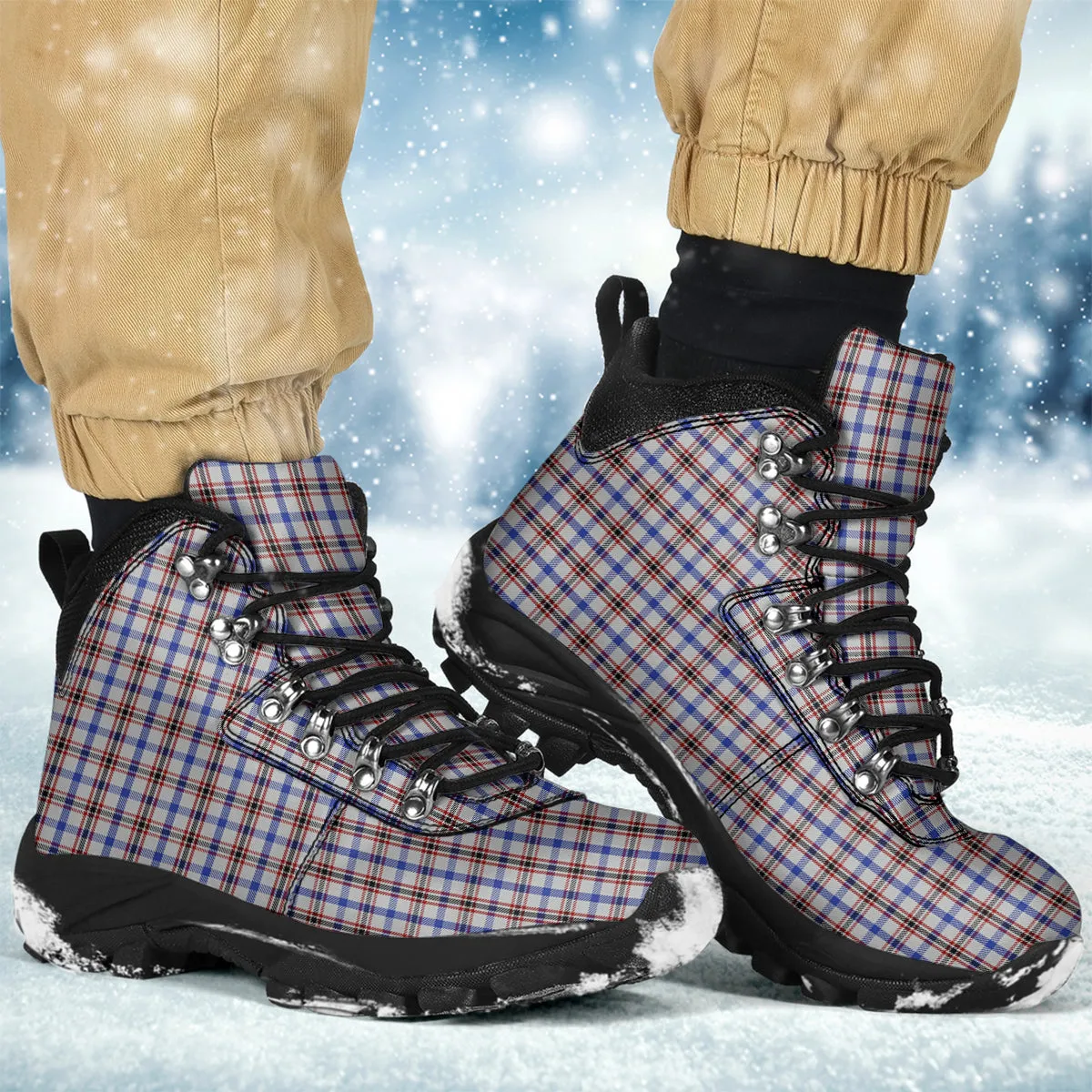 Boswell Tartan Alpine Boots