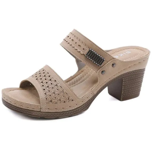 Camila Women's Non-slip Chunky Heel Fashion Sandal