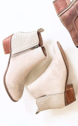 Corkys Half N Half Gold Metallic Booties
