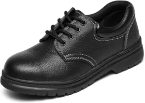 fayengan Safety Trainers Men Womens Safety Shoes Lightweight Steel Toe Cap Trainers Breathable Work Shoes (Color : Black, Size : 4.5 US)