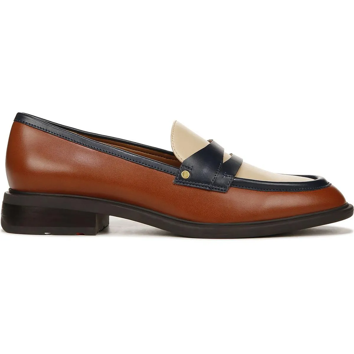 Franco Sarto Womens L-Edith2 Comfort Insole Faux Leather Loafers