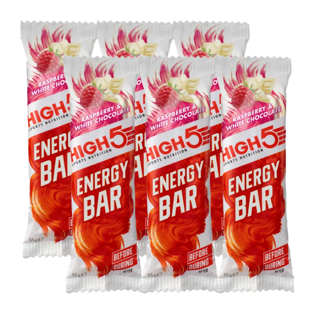 High5 - Energy Bar - Raspberry & White Chocolate