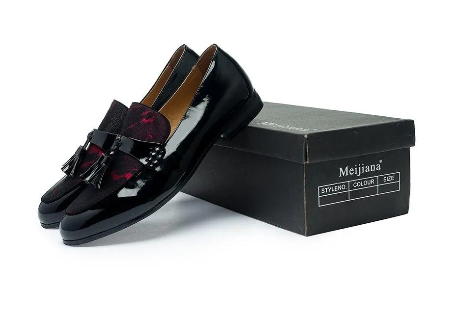 Luxury Hi-Shine Leather Moccasins