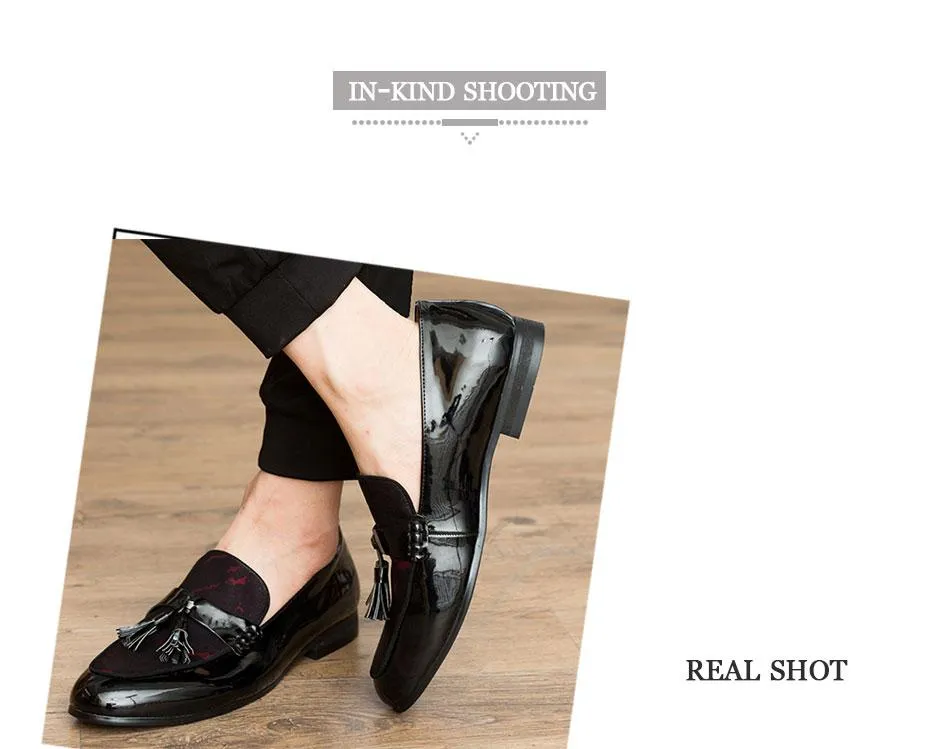 Luxury Hi-Shine Leather Moccasins