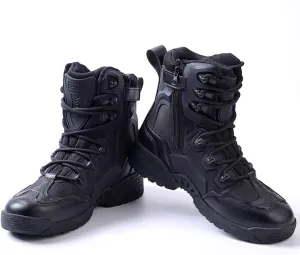 Mens Tactical Boots Outdoor Mountaineering Off-Road Combat Boots High-Tops Desert Spider Army Boots,Beige-39/UK 6.5/US 7