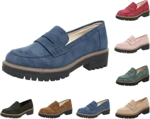 Orthoture-Orthopedic Platform Loafers Womens Round Toe Walking Shoes Comfort Lightweight Shoes Slip-on Casual Shoes