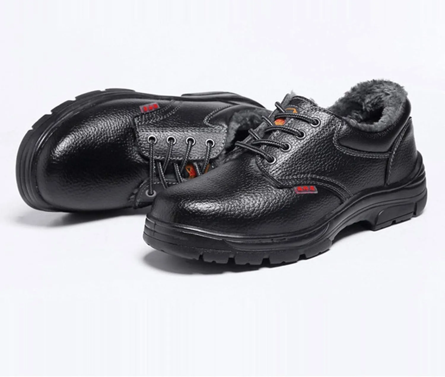 Safety Trainers for Men Women Steel Toe Cap Safety Shoes Lightweight Breathable Industrial Boots (Color : Black, Size : 4.5 US)