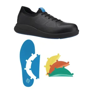 WearerTech Transform Safety Toe Trainer Black with Modular Insole Size 47 - BB745-47