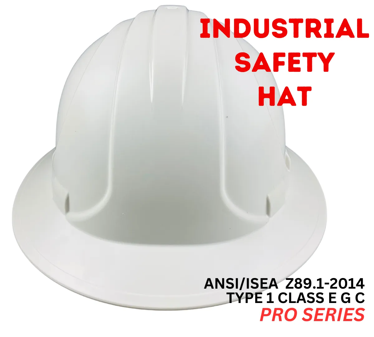 White Industrial Safety Helmet