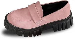Women's Loafers Comfortable Business Shoes Slip On Platform Loafers Lug Sole Loafers Chunky Casual Shoes